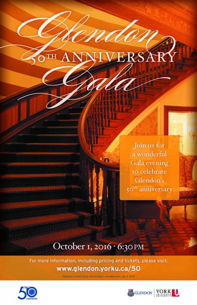 50th Anniversary Black Tie Gala @ BMO Conference Centre, Glendon Hall | | |