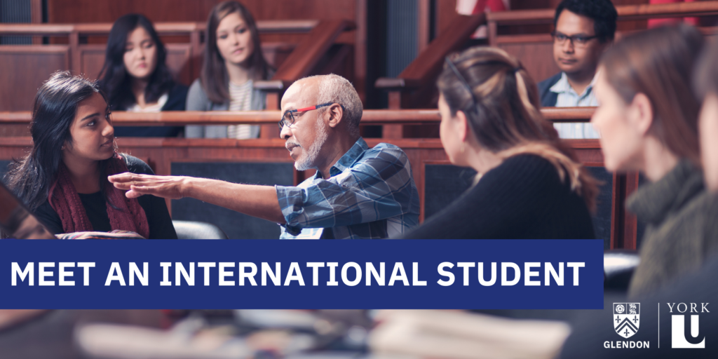 Meet an international student