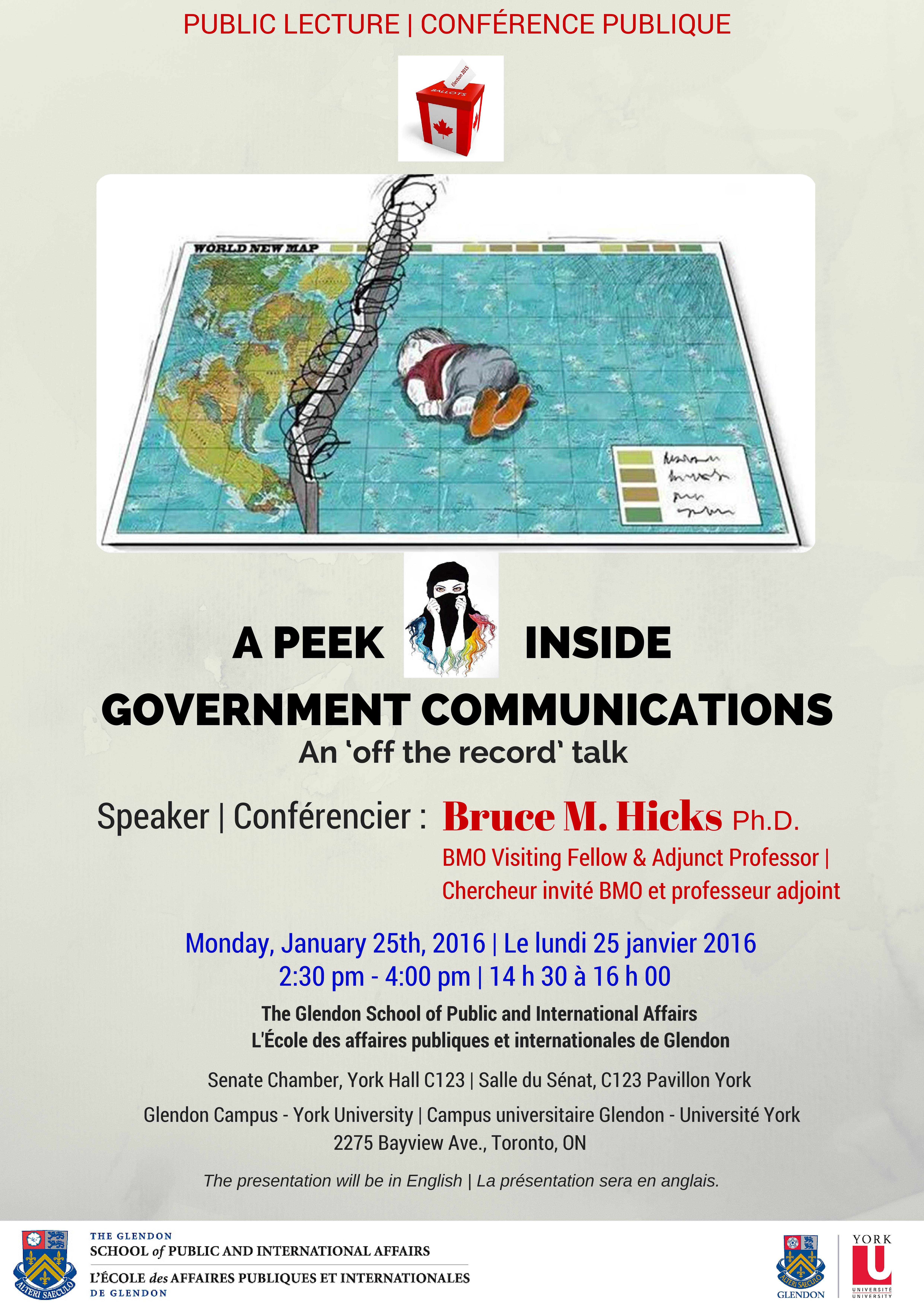 Public Lecture Bruce Hicks Poster