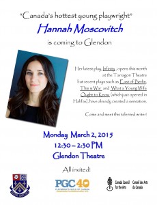 Hannah Moscovitch Poster